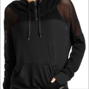 LORNA JANE black Rider hoodie top